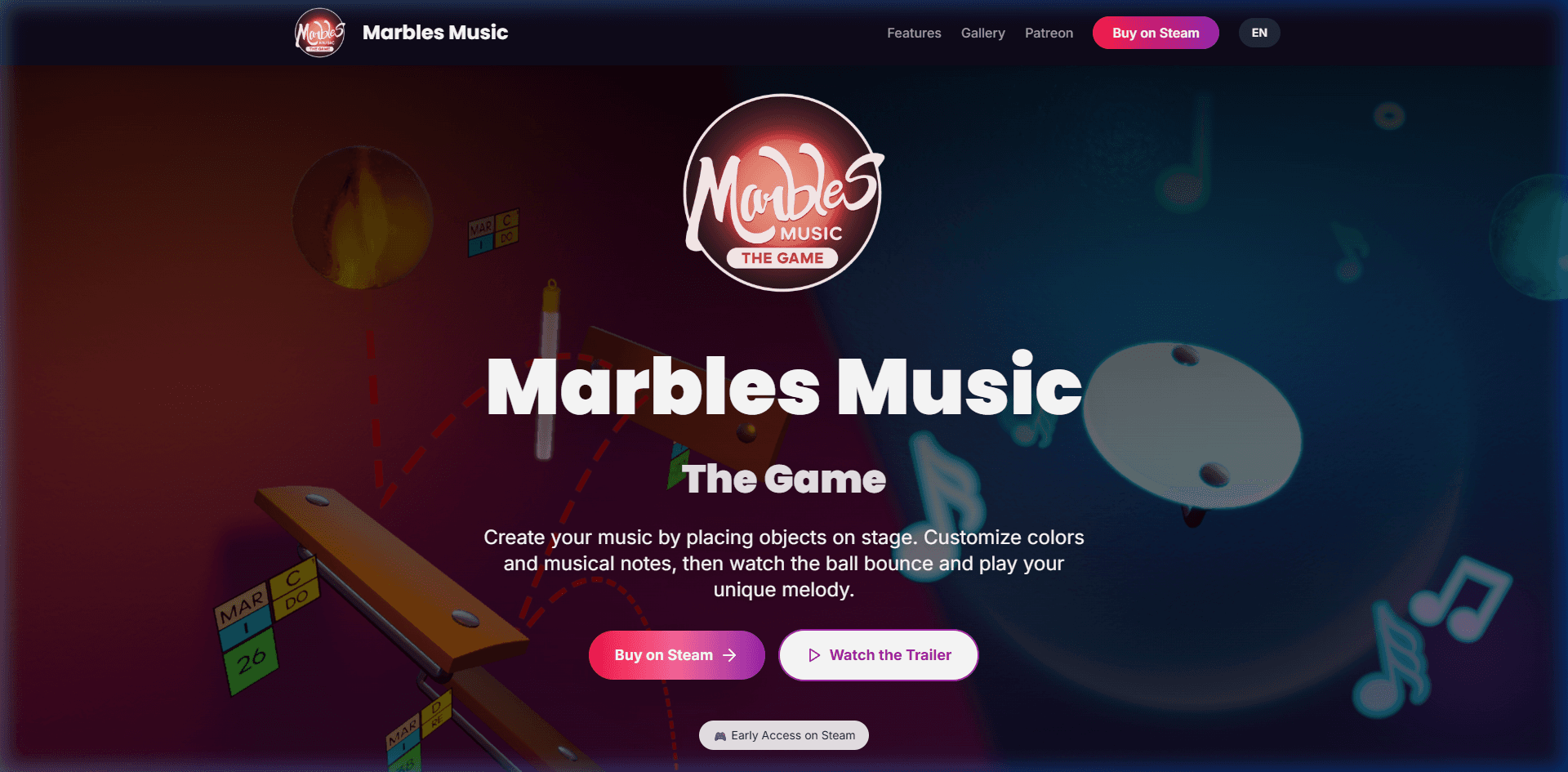 Marbles Music Website